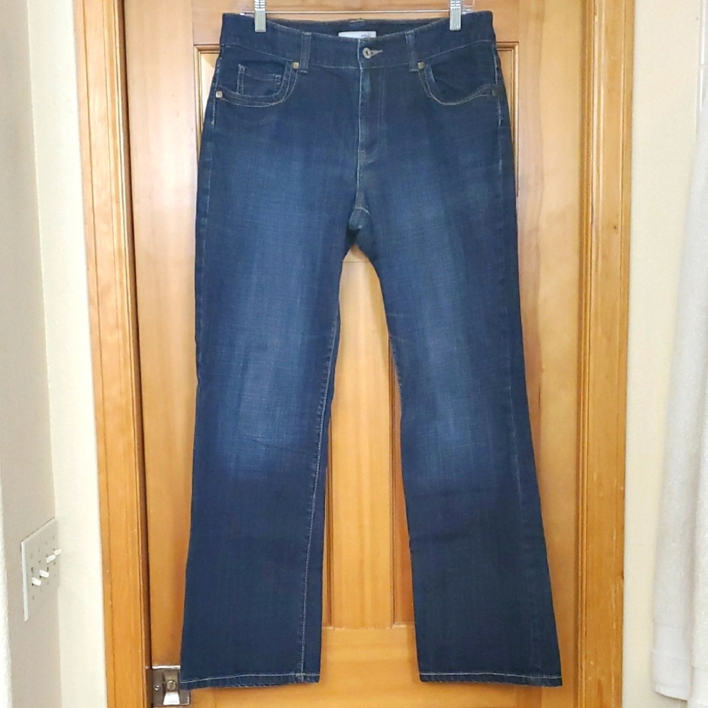 Chicos Platinum Blue Jeans Women's sz 2 reg